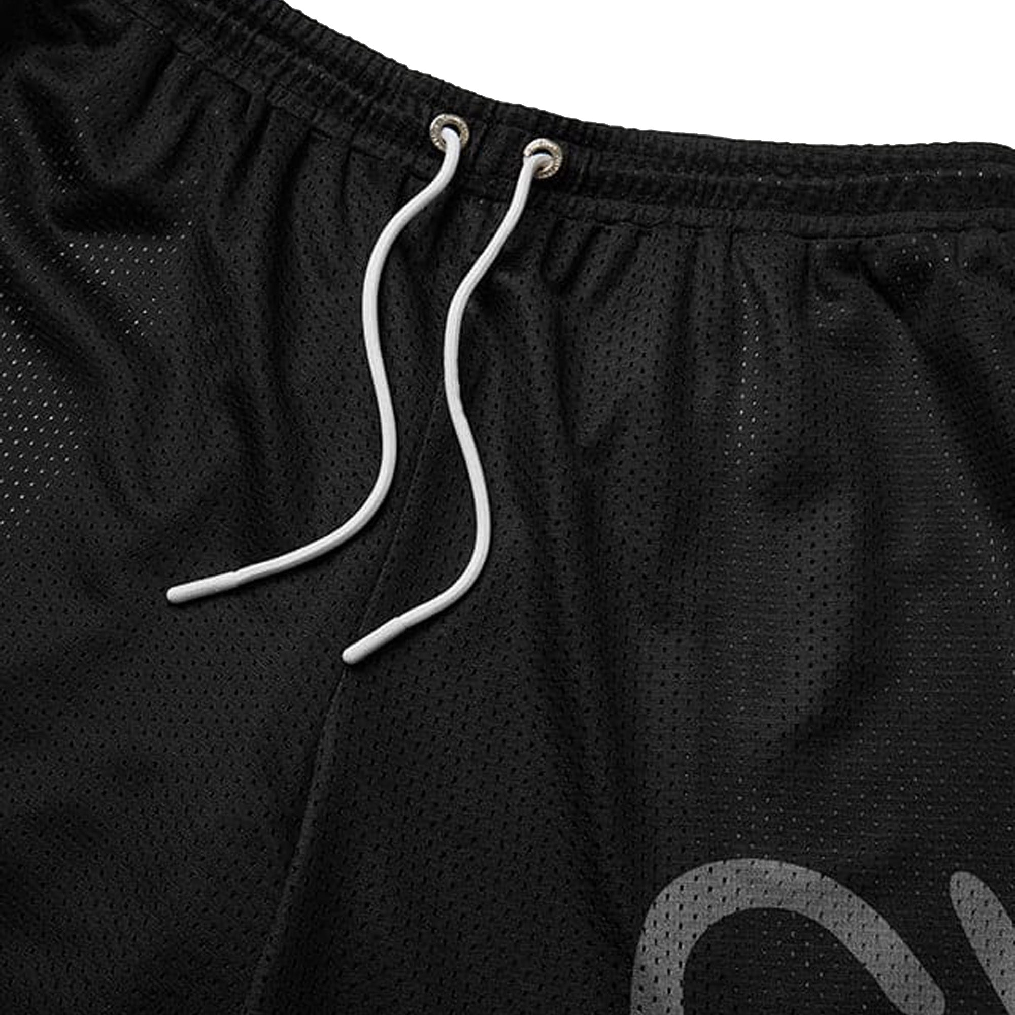 Geedup-Handstyle-Mesh-Shorts-'Black'(2025)-front-close-up