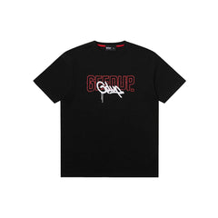 Geedup-Neon-Core-Logo-T-Shirt-‘Black-Red’-(2025)-front