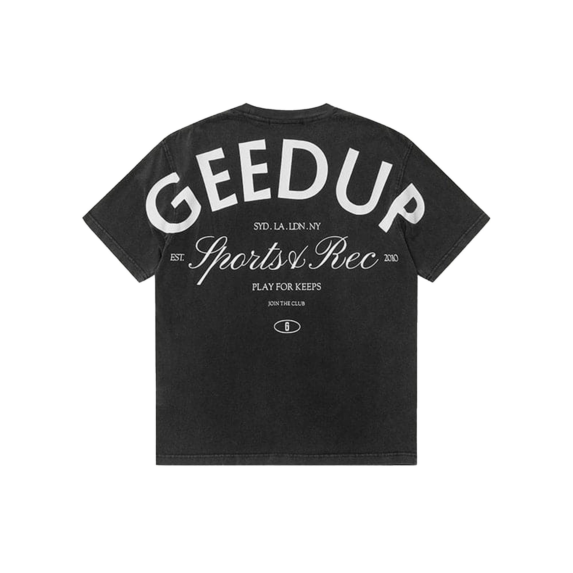 Geedup-Sports-&-Rec.-T-Shirt-‘Wash-Black’-(2025)-back