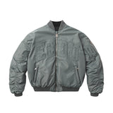 Geedup-Team-Logo-Handstyle-Reversible-Bomber-‘Grey-/-Black’-(2025)-1