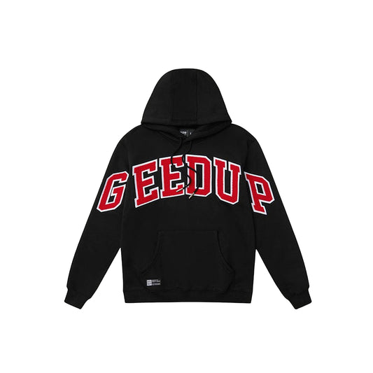 Geedup-Team-Logo-Hoodie-‘Black-Red-White’-(2025)-front