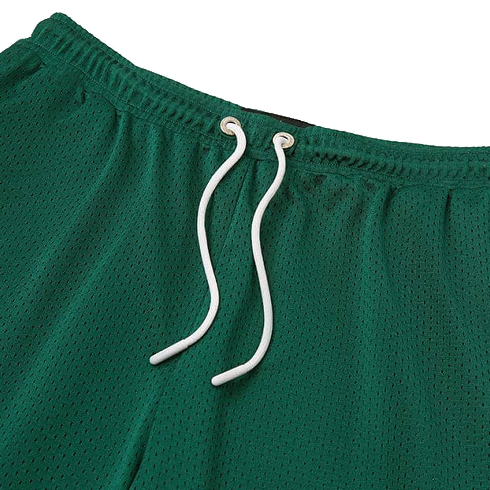 Geedup-Team-Logo-Mesh-Shorts-‘Forest-Green’-(2025)-details