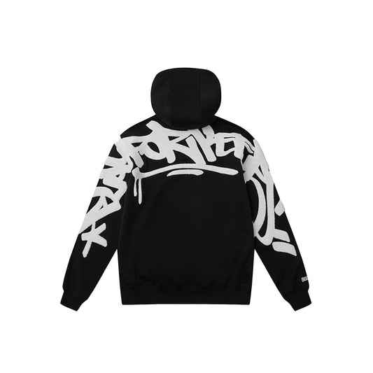 Geedup Wildstyle PFK O/S Hoodie 'Black / White' (2026)