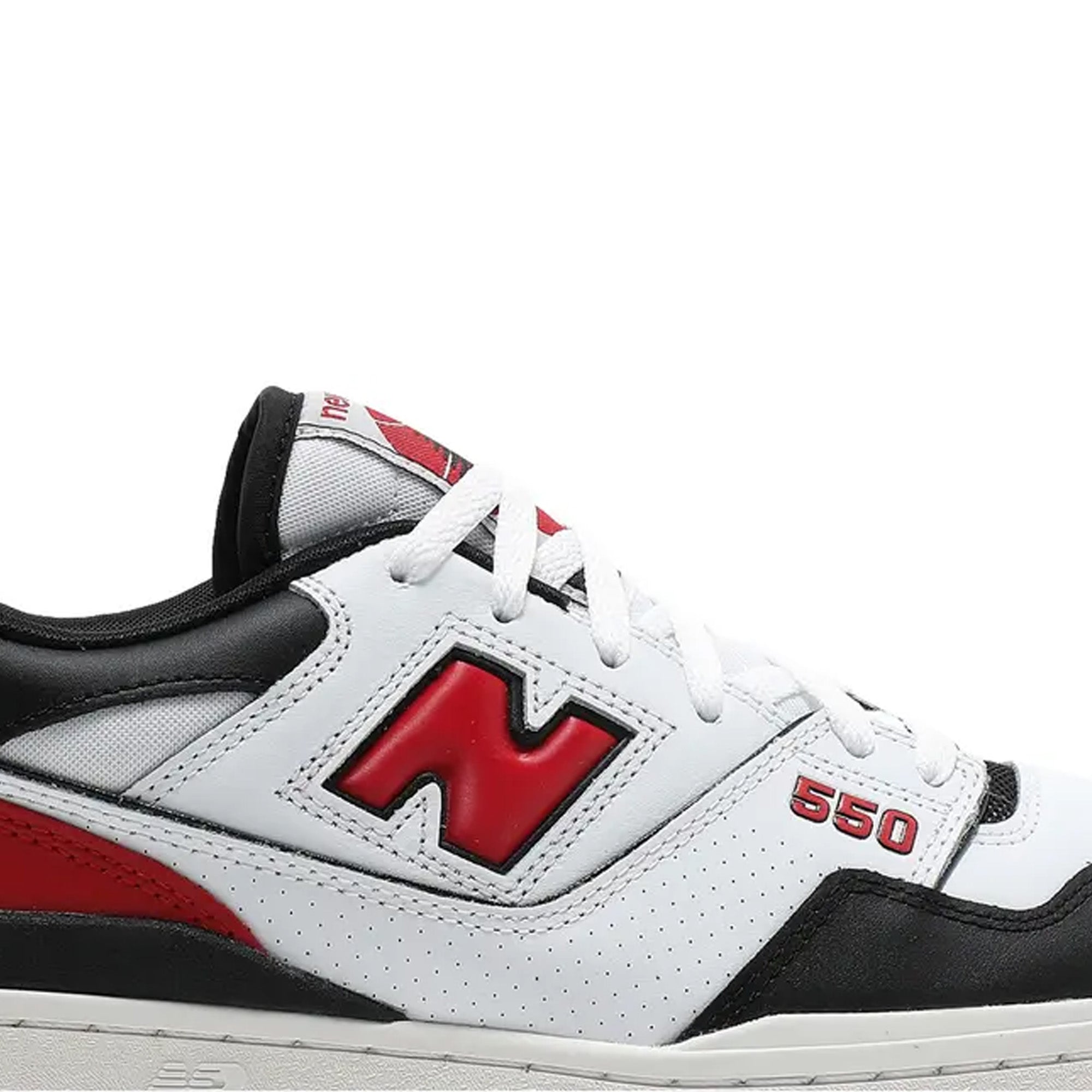 NEW-BALANCE-550-'White-Red-Black'-(2021)-side-close-up