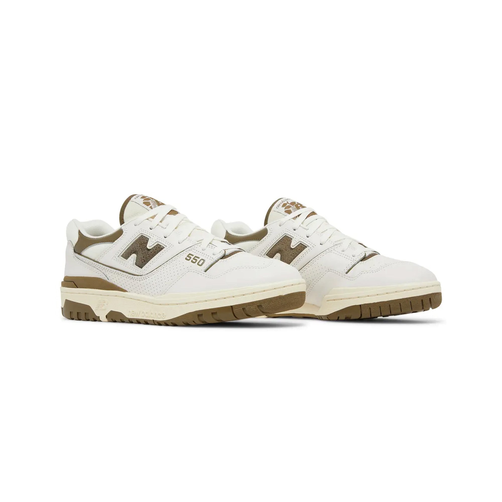 New-Balance-550-x-Aime-Leon-Dore-‘Olive’-(2022)-front-side