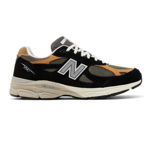 New-Balance-990v3-‘MiUSA-Black-Tan’-(2023)-side