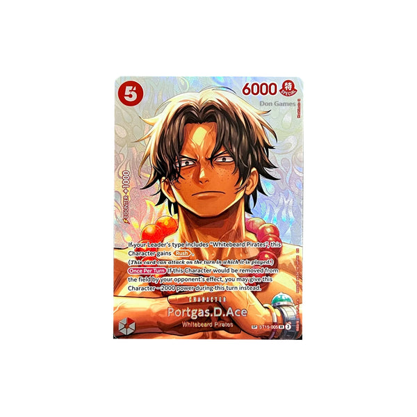 One Piece Card Game The Time of Battle #ST15-005 Portgas.D.Ace SP Foil (2026)