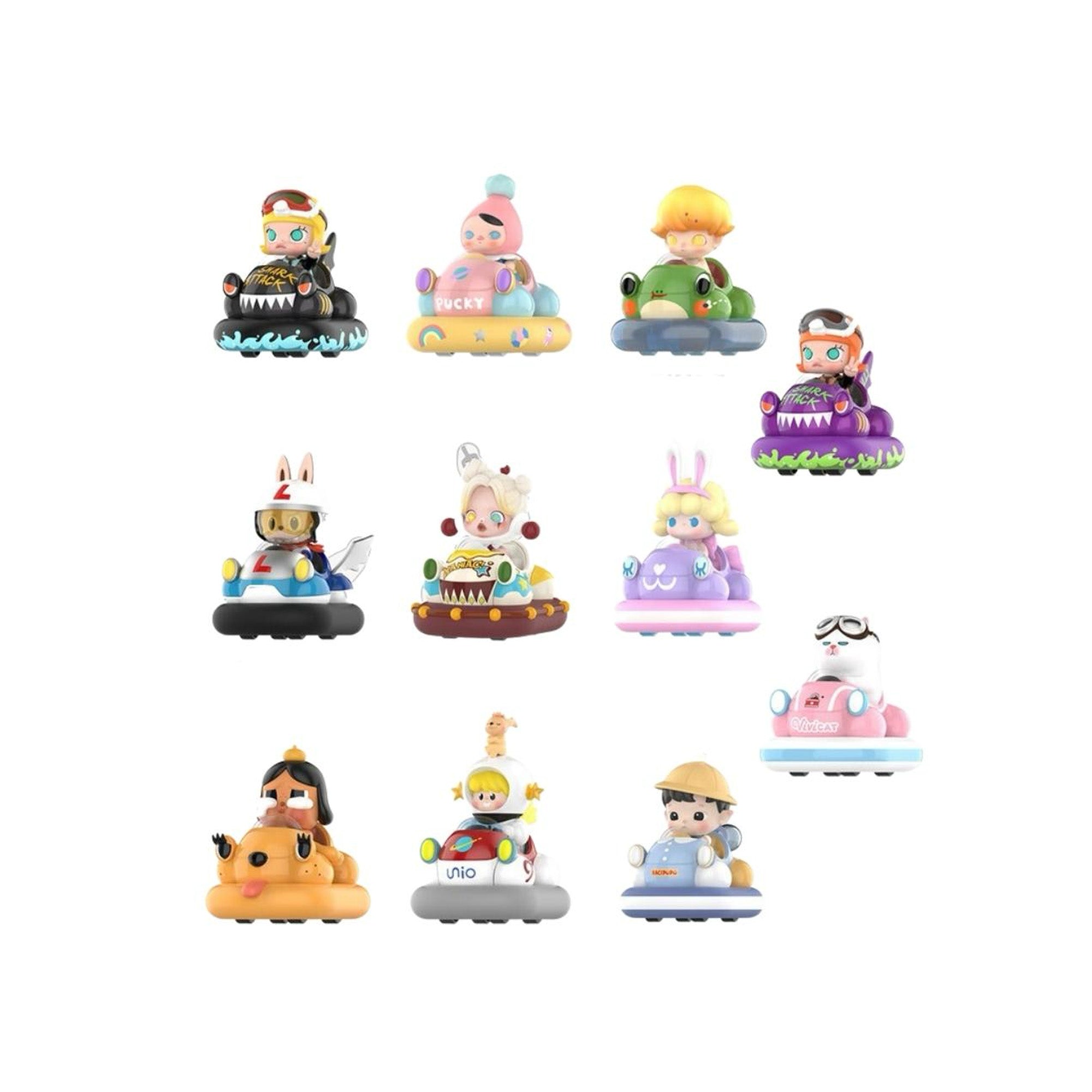 POP-MART-POP-CAR-Bumper-Car-Series-Blind-Box-(Single)-characters