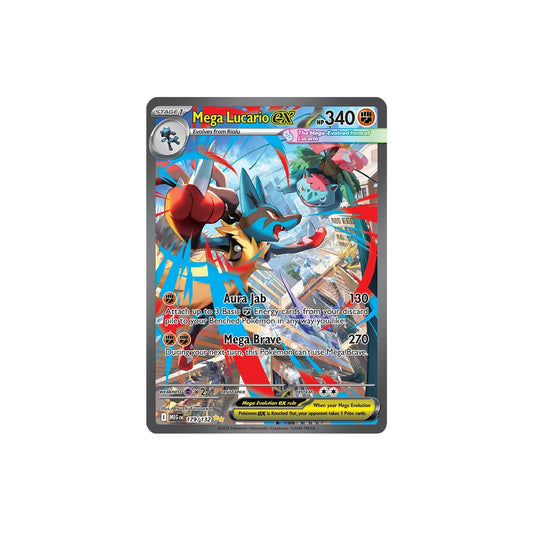 Pokémon TCG ME01-Mega Evolution #179 Mega Lucario ex Special Illustration Rare (2025)
