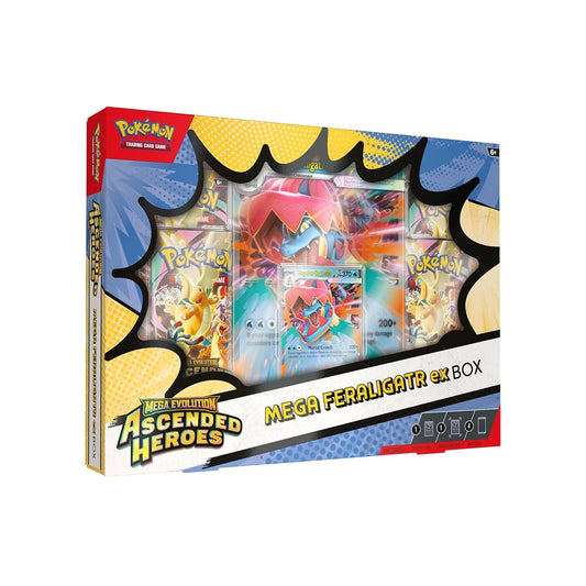 Pokémon TCG Mega Evolution Ascended Heroes Mega Feraligatr ex Box