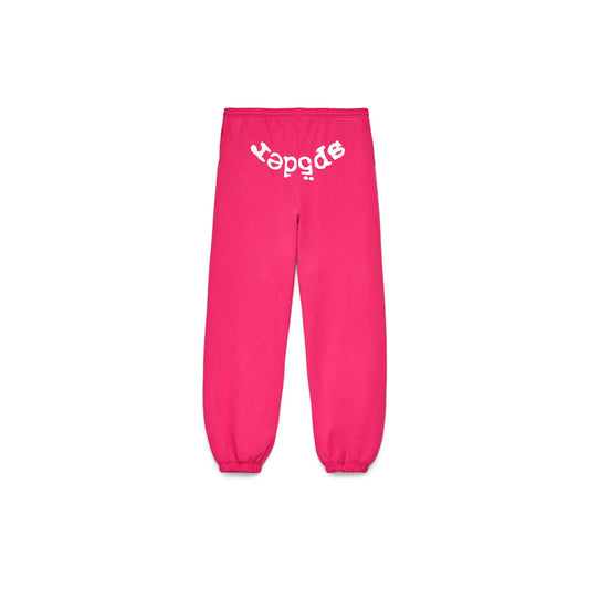 Sp5der Legacy Sweatpant 'Pink/White' (2024)