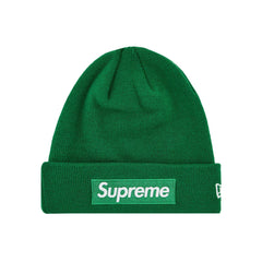 Supreme-New-Era-Box-Logo-Beanie-'Green'-(2024)-front