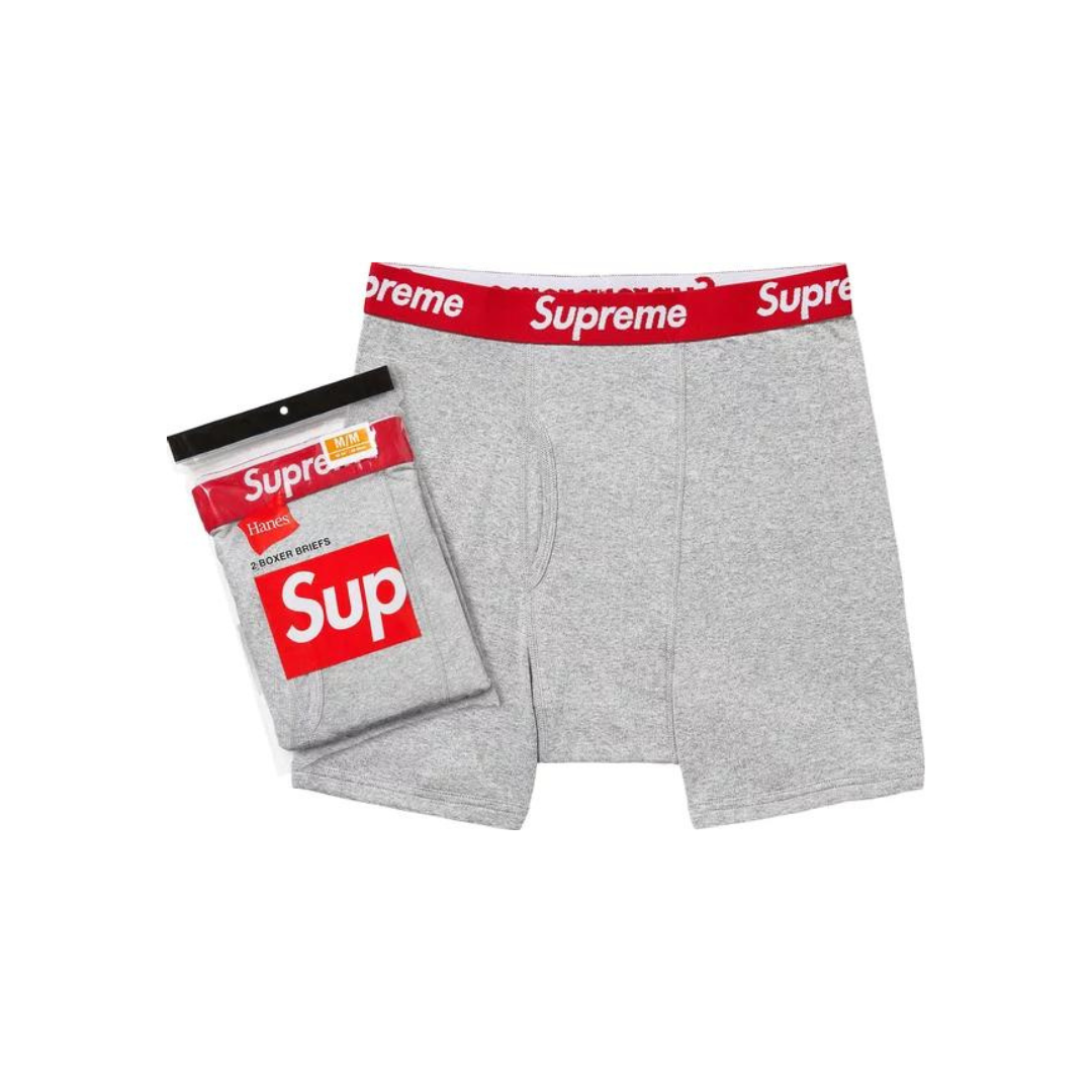 Supreme-Hanes-Boxer-Briefs-2-Pack-Grey-2024