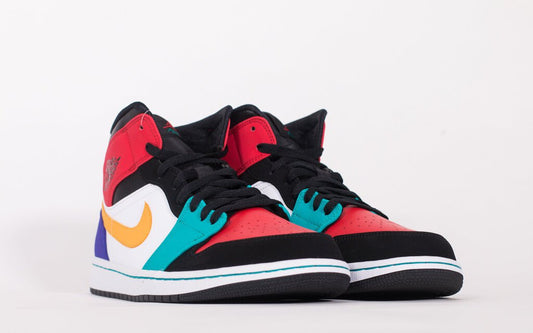 Air Jordan 1 Mid 'Bred Multi-Colour' (New)