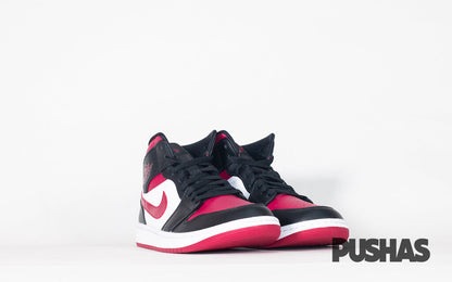 Air Jordan 1 Mid 'Bred Toe' (New)