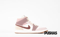 Air Jordan 1 Mid SE 'Dark Pony Smoky Mauve' W (2021)