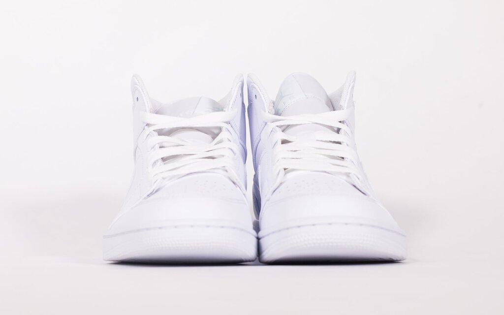 Air Jordan 1 Mid 'Triple White 2.0' (2020)