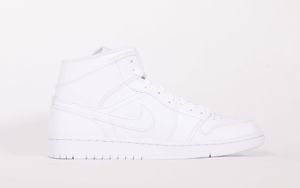 Air Jordan 1 Mid 'Triple White 2.0' (2020)