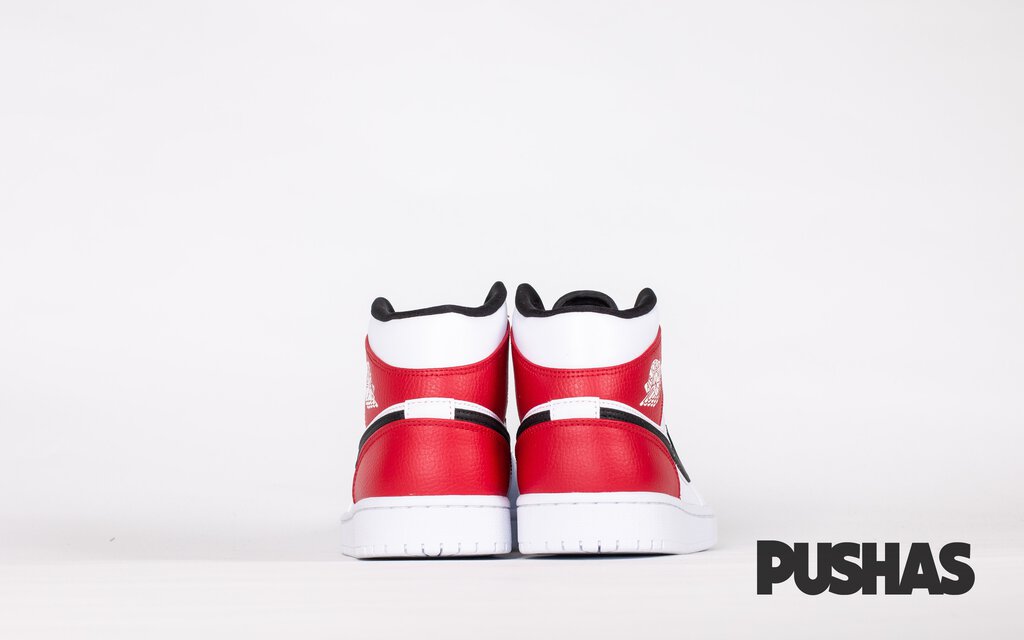 Air Jordan 1 Mid 'White Black Gym Red'