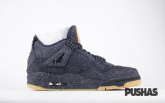 Air Jordan 4 x Levi's 'Black Denim' (New)