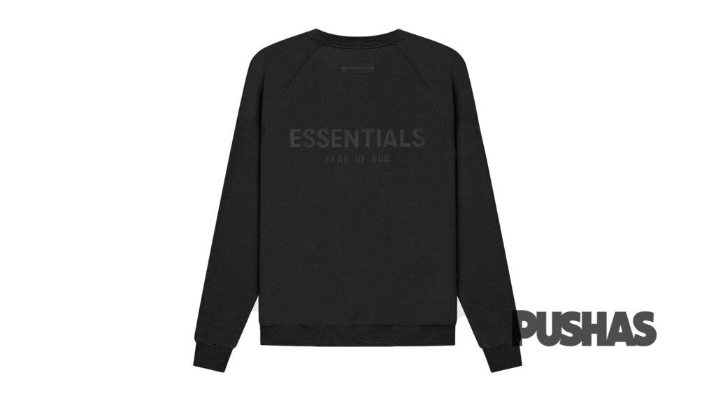 ESSENTIALS Pull-Over Crewneck 'Black' SS21