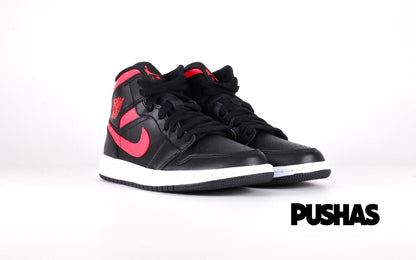 Air Jordan 1 Mid 'Black Siren Red' W (2022)