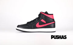 Air Jordan 1 Mid 'Black Siren Red' W (2022)