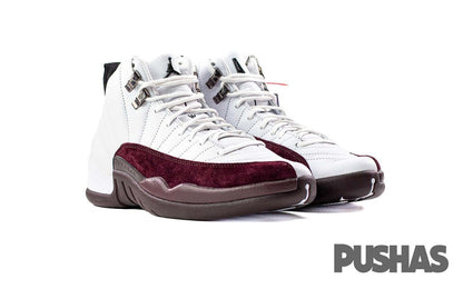 Air Jordan 12 x A Ma Maniere 'Burgundy White' Women's (2023)