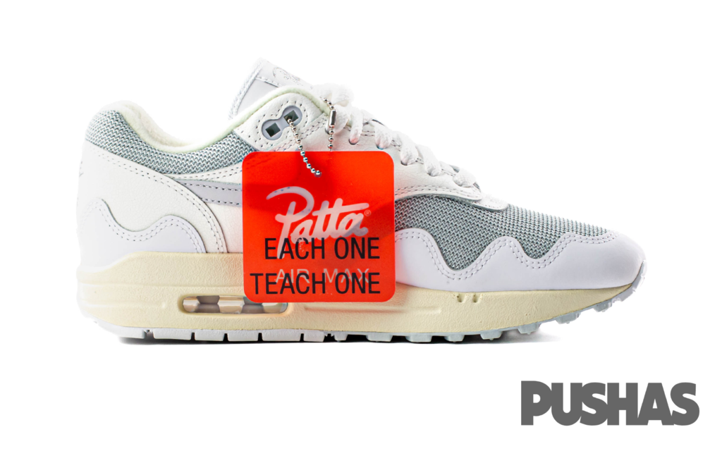 Air Max 1 Patta Waves x Pure Platinum White' (2022)