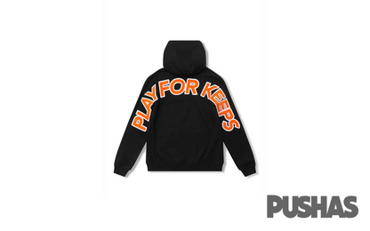 Play For Keeps Hoodie 'Black Orange' (2023)