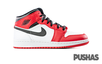 Air Jordan 1 Mid 'Chicago White Heel' GS